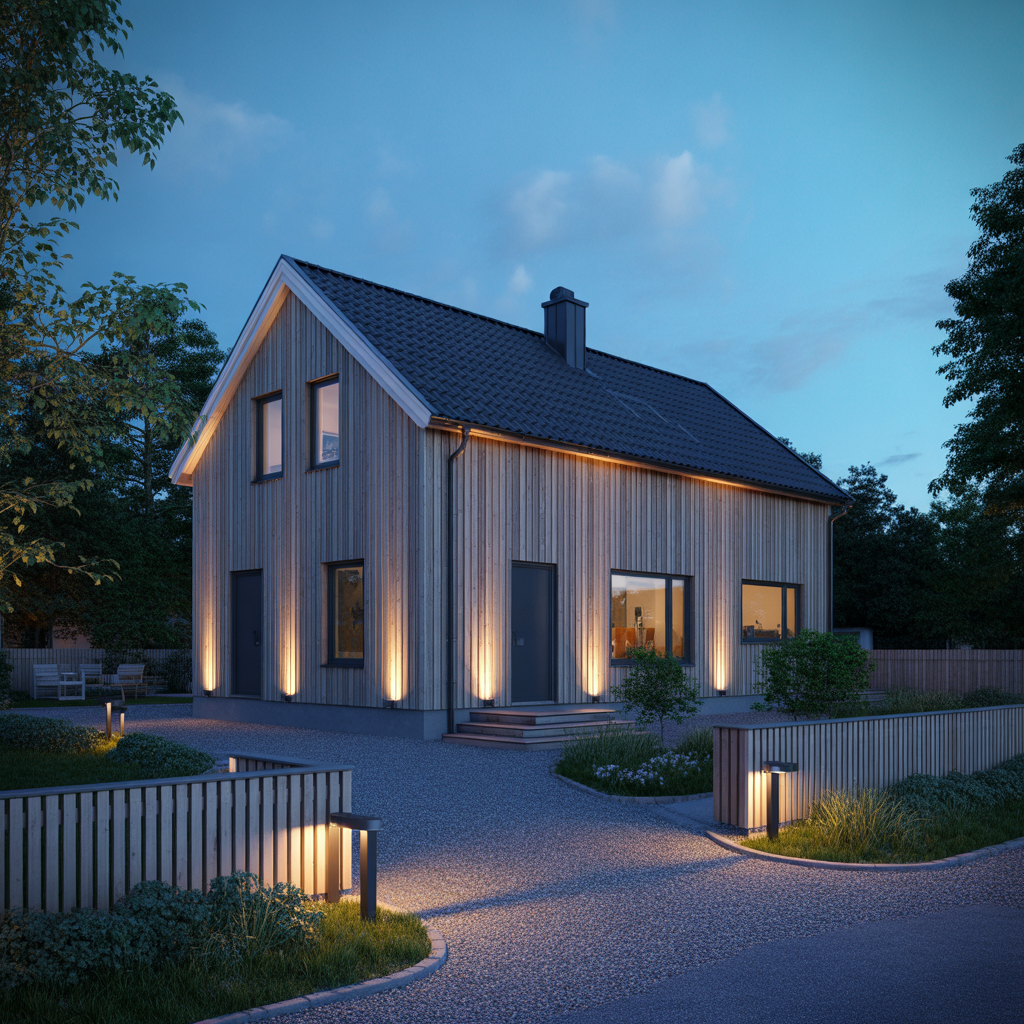 11.Sa hojer du husets sakerhet med utomhusbelysning